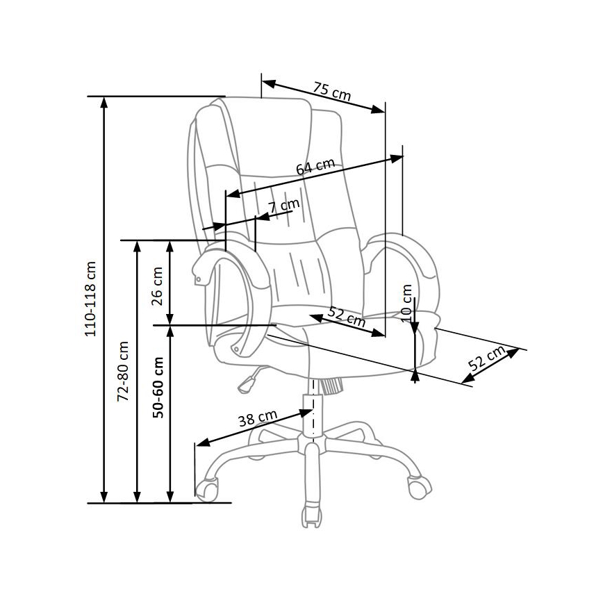Kancelářská židle SELO béžová