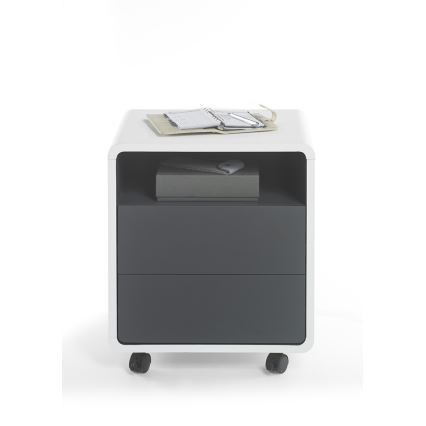 Kancelářský kontejner TEO bílá/antracit