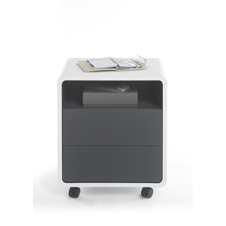 Kancelářský kontejner TEO bílá/antracit