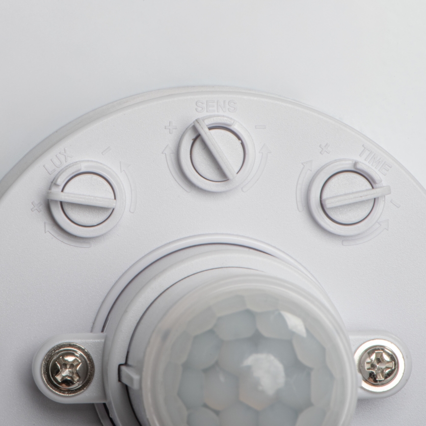 LED Stropní svítidlo se senzorem pohybu a soumraku FOGLER LED/24W/230V pr. 38 cm