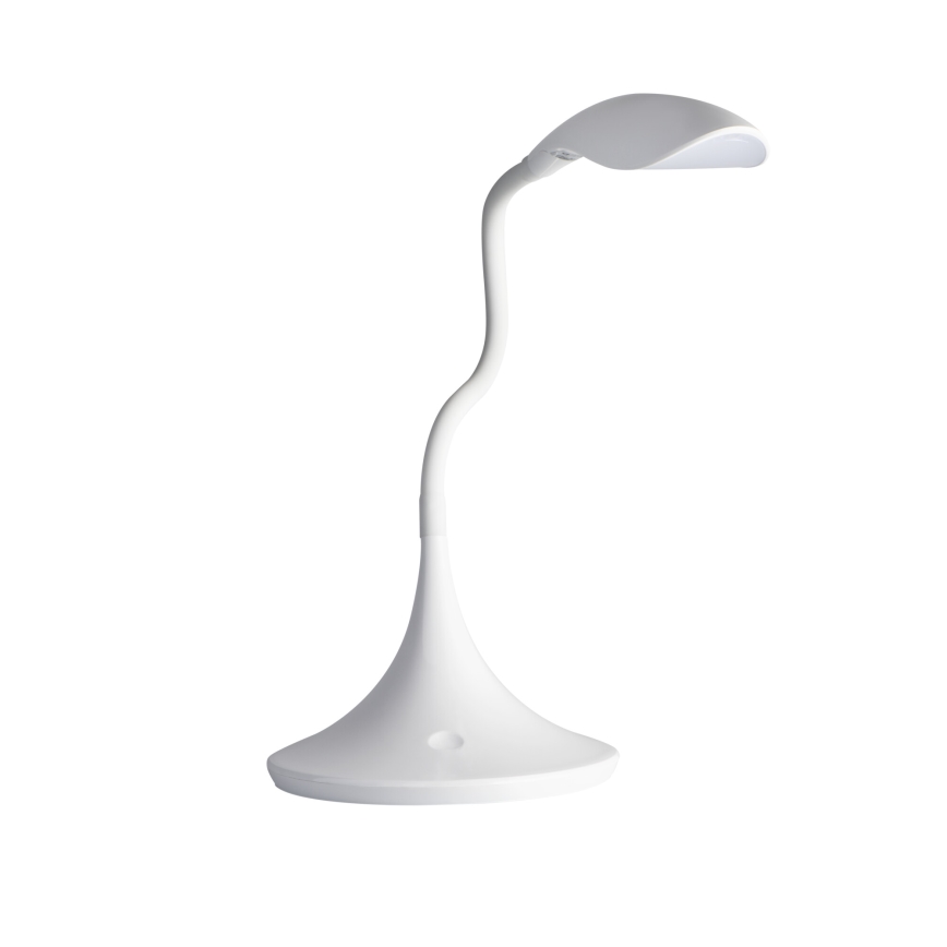 LED Stmívatelná flexibilní stolní lampa FRANCO LED/6,8W/230V bílá