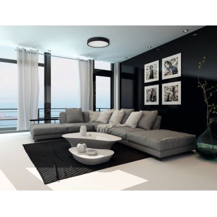 Stropní svítidlo JASMIN 3xE27/20W/230V borovice pr. 47,5 cm wenge