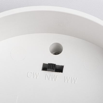LED Bodové svítidlo SONOR LED/6W/230V 3000/4000/5700K + LED/1,5W 2200K pr. 9 cm bílá