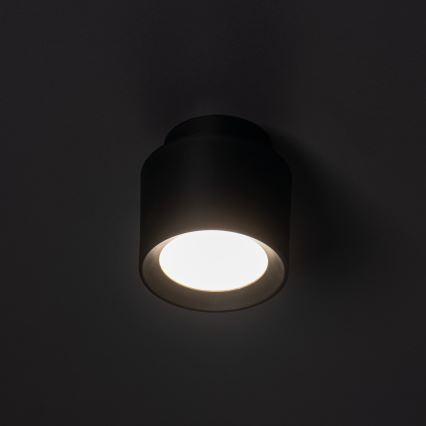 LED Bodové svítidlo SONOR LED/6W/230V 3000/4000/5700K + LED/1,5W 2200K pr. 9 cm černá