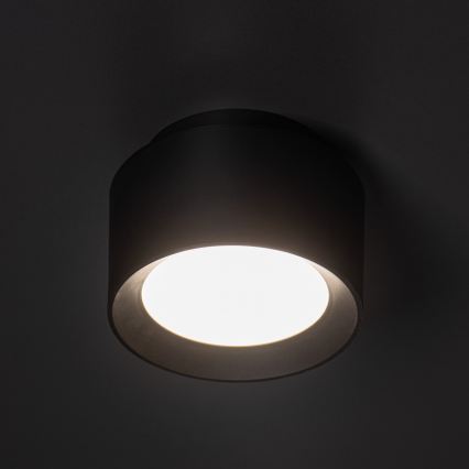 LED Bodové svítidlo SONOR LED/12W/230V 3000/4000/5700K + LED/1,5W 2200K pr. 14 cm černá