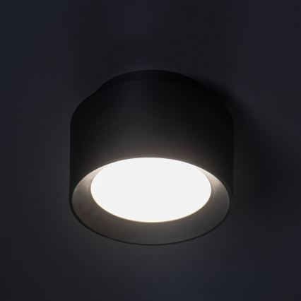 LED Bodové svítidlo SONOR LED/12W/230V 3000/4000/5700K + LED/1,5W 2200K pr. 14 cm černá