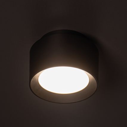 LED Bodové svítidlo SONOR LED/12W/230V 3000/4000/5700K + LED/1,5W 2200K pr. 14 cm černá