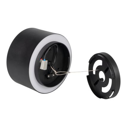 LED Bodové svítidlo SONOR LED/12W/230V 3000/4000/5700K + LED/1,5W 2200K pr. 14 cm černá