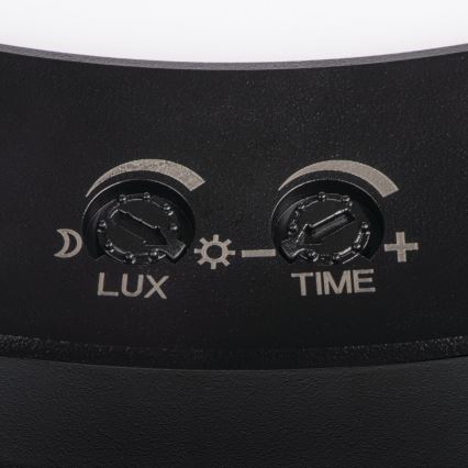LED Stropní/podhledové svítidlo se senzorem pohybu 2v1 ERGA LED/17W/230V 3000/4000/6500K černá
