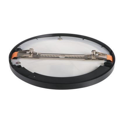 LED Stropní/podhledové svítidlo se senzorem pohybu 2v1 ERGA LED/17W/230V 3000/4000/6500K černá