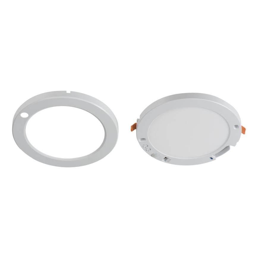 LED Stropní/podhledové svítidlo se senzorem pohybu 2v1 ERGA LED/17W/230V 3000/4000/6500K bílá