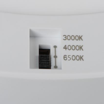 LED Stropní/podhledové svítidlo se senzorem pohybu 2v1 ERGA LED/17W/230V 3000/4000/6500K bílá