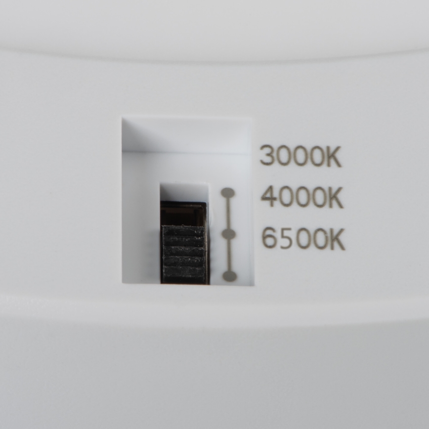 LED Stropní/podhledové svítidlo se senzorem pohybu 2v1 ERGA LED/17W/230V 3000/4000/6500K bílá