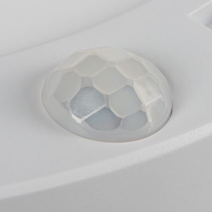 LED Stropní/podhledové svítidlo se senzorem pohybu 2v1 ERGA LED/17W/230V 3000/4000/6500K bílá