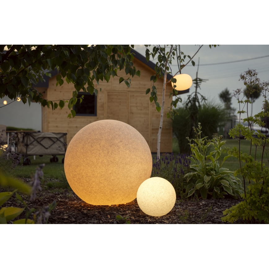 Venkovní lampa STONO 1xE27/15W/230V pr. 20 cm IP65