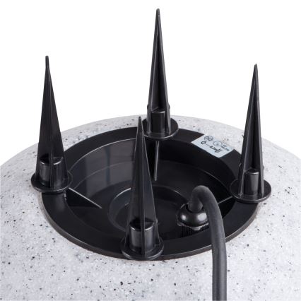 Venkovní lampa STONO 1xE27/15W/230V pr. 20 cm IP65