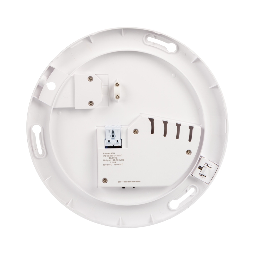 LED Stropní svítidlo VARSO LED/22/30W/230V 3000/4000/6500K pr. 33 cm IP54