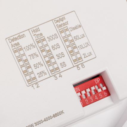 LED Stropní svítidlo se senzorem pohybu a soumraku VARSO LED/22/30W/230V 3000/4000/6500K pr. 33 cm IP54