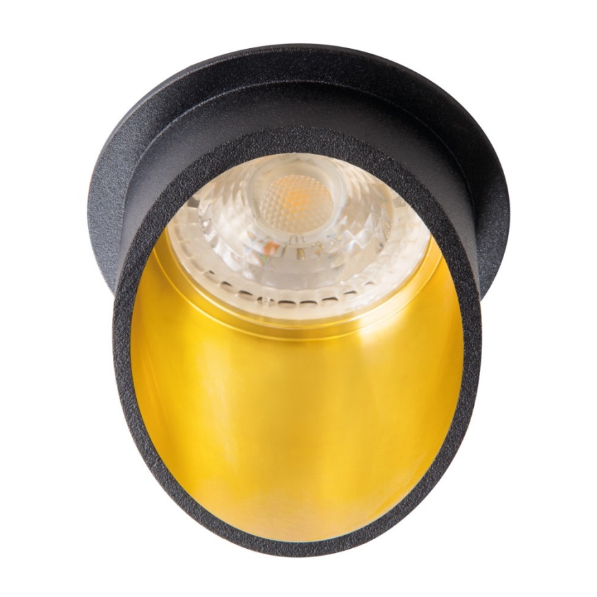 Podhledové bodové svítidlo SPAG GU10/35W černá/zlatá