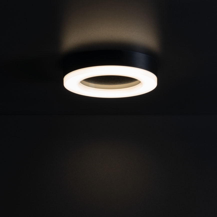 LED Venkovní stropní svítidlo TURA LED/15W/230V 4000K IP54 černá