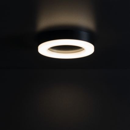 LED Venkovní stropní svítidlo TURA LED/15W/230V 4000K IP65 černá