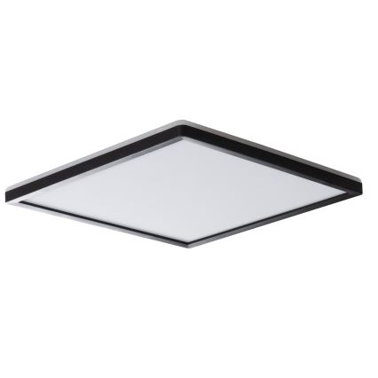 LED Koupelnové stropní svítidlo AZPO LED/22W/230V 42x42 cm IP54 černá