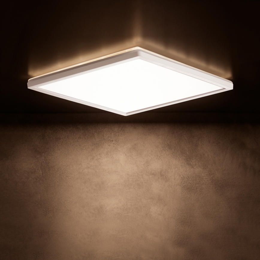 LED Stropní svítidlo AZPO LED/22W/230V 3000/4000/6000K 42x42 cm IP54 bílá