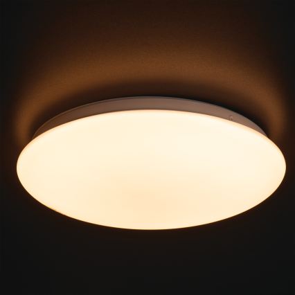 LED Koupelnové stropní svítidlo se senzorem pohybu a soumraku CORSO LED/12W/230V 3000/4000/6500K pr. 27,8 cm IP44