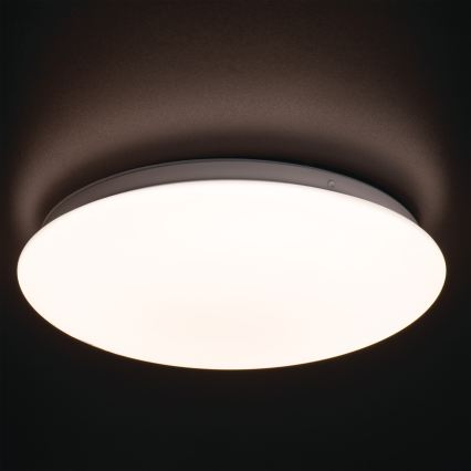 LED Koupelnové stropní svítidlo se senzorem pohybu a soumraku CORSO LED/18W/230V 3000/4000/6500K pr. 33 cm IP44