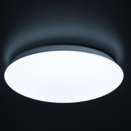 LED Koupelnové stropní svítidlo se senzorem pohybu a soumraku CORSO LED/18W/230V 3000/4000/6500K pr. 33 cm IP44