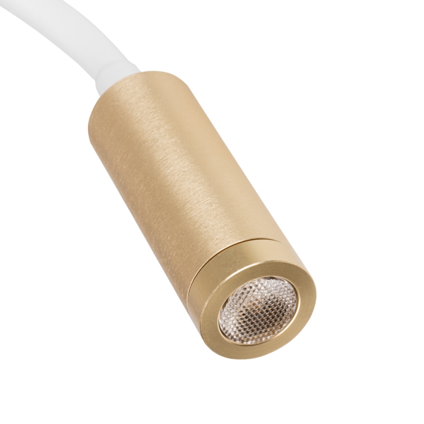 LED Flexibilní lampička TONIL LED/3,3W/230V bílá/zlatá