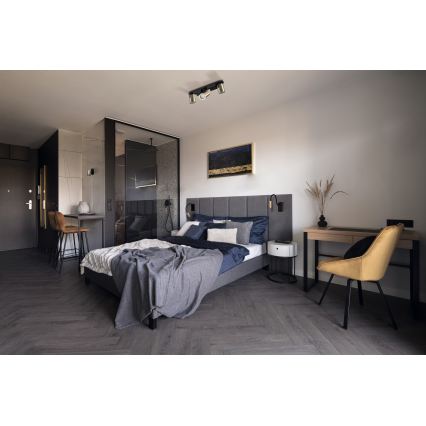 LED Flexibilní lampička TONIL LED/3,3W/230V černá/zlatá