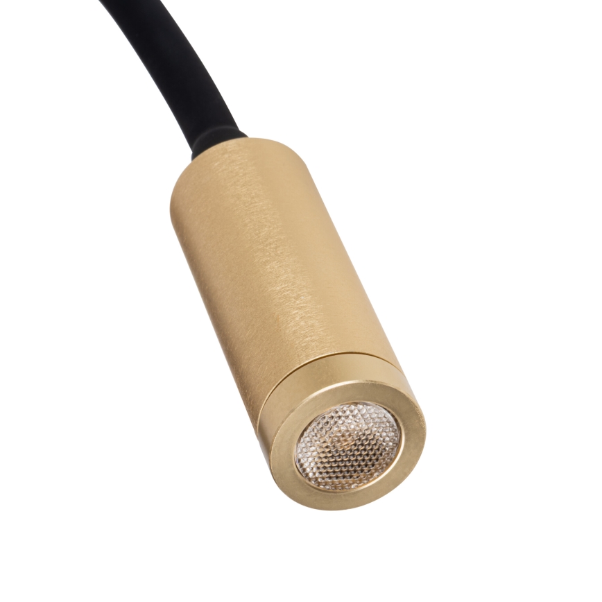 LED Flexibilní lampička TONIL LED/3,3W/230V černá/zlatá