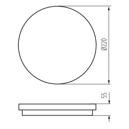 LED Venkovní svítidlo BENO LED/18W/230V 4000K bílá IP54