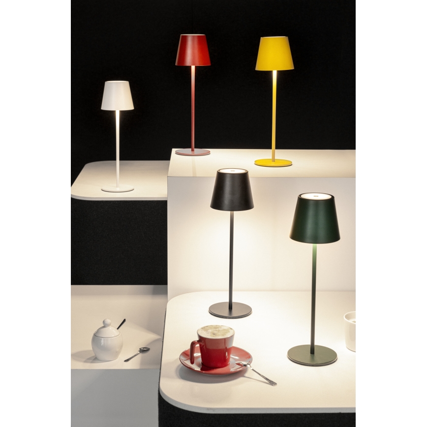 LED Stmívatelná nabíjecí stolní lampa INITA LED/1,2W/1800 mAh IP54 černá