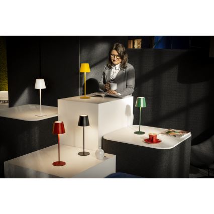 LED Stmívatelná nabíjecí stolní lampa INITA LED/1,2W/1800 mAh IP54 černá