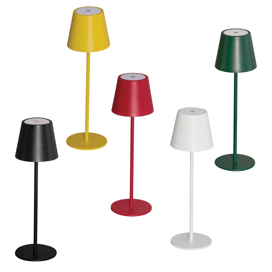 LED Stmívatelná nabíjecí stolní lampa INITA LED/1,2W/1800 mAh IP54 černá