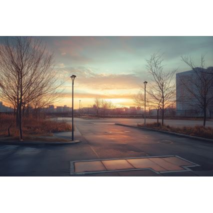 LED Pouliční lampa PARCOLI LED/30/40/50W/230V 3000/4000/6500K IP66 šedá