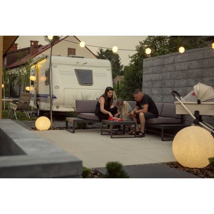 Venkovní lampa STONO 1xE27/15W/230V pr. 23 cm IP65