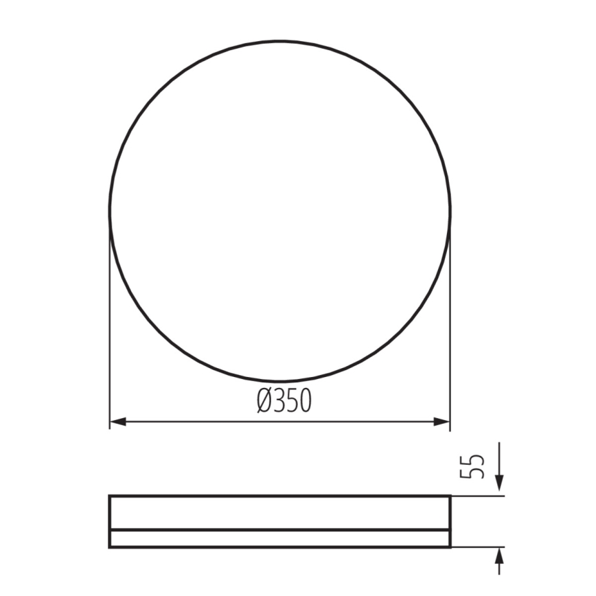 LED Technické stropní svítidlo se senzorem pohybu IPER LED/35W/230V IK10 IP65 kulatý bílá