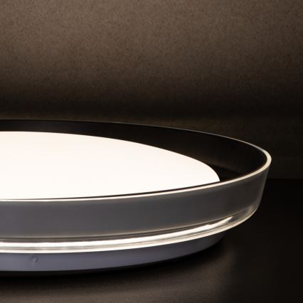 LED Stropní svítidlo NIFU LED/17,8W/230V pr. 43 cm bílá/černá