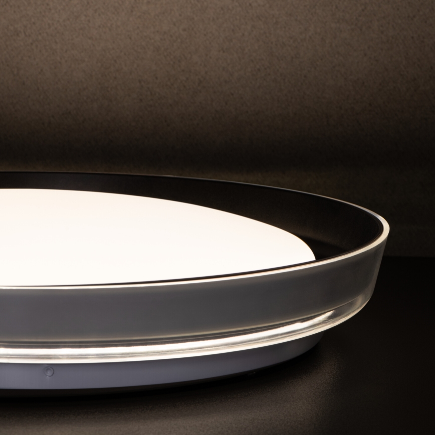LED Stropní svítidlo NIFU LED/17,8W/230V pr. 43 cm bílá/černá