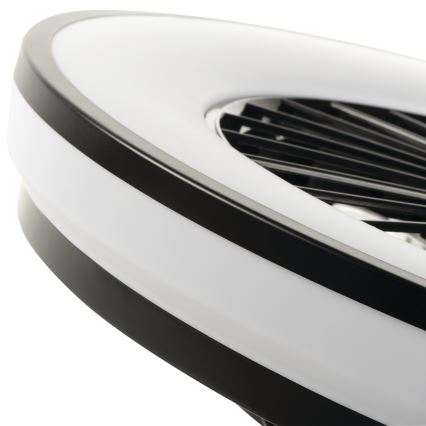 LED RGBW Stmívatelné stropní svítidlo s ventilátorem PLAVE LED/48W/230V 3000/4000/6500K + dálkové ovládání