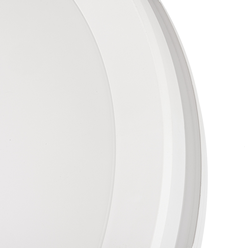 LED Venkovní stropní svítidlo BENO E LED/20W/230V 3000/4000/6500K pr. 20 cm IP65 bílá