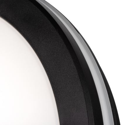 LED Venkovní stropní svítidlo BENO E LED/20W/230V 3000/4000/6500K pr. 20 cm IP65 černá