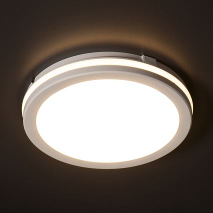 LED Venkovní stropní svítidlo BENO E LED/40W/230V 3000/4000/6500K pr. 40 cm IP65 bílá