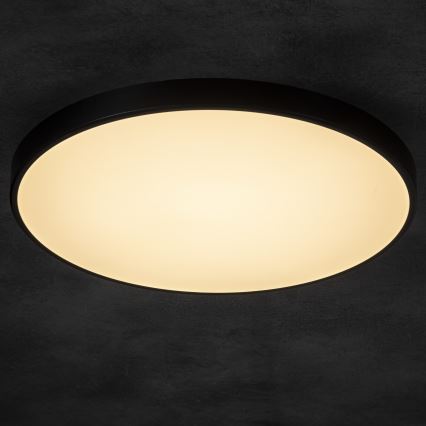 LED Stmívatelné stropní svítidlo PLAFON LED/20W/230V 3000-6500K Wi-Fi černá