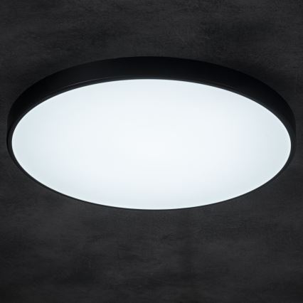 LED Stmívatelné stropní svítidlo PLAFON LED/20W/230V 3000-6500K Wi-Fi černá