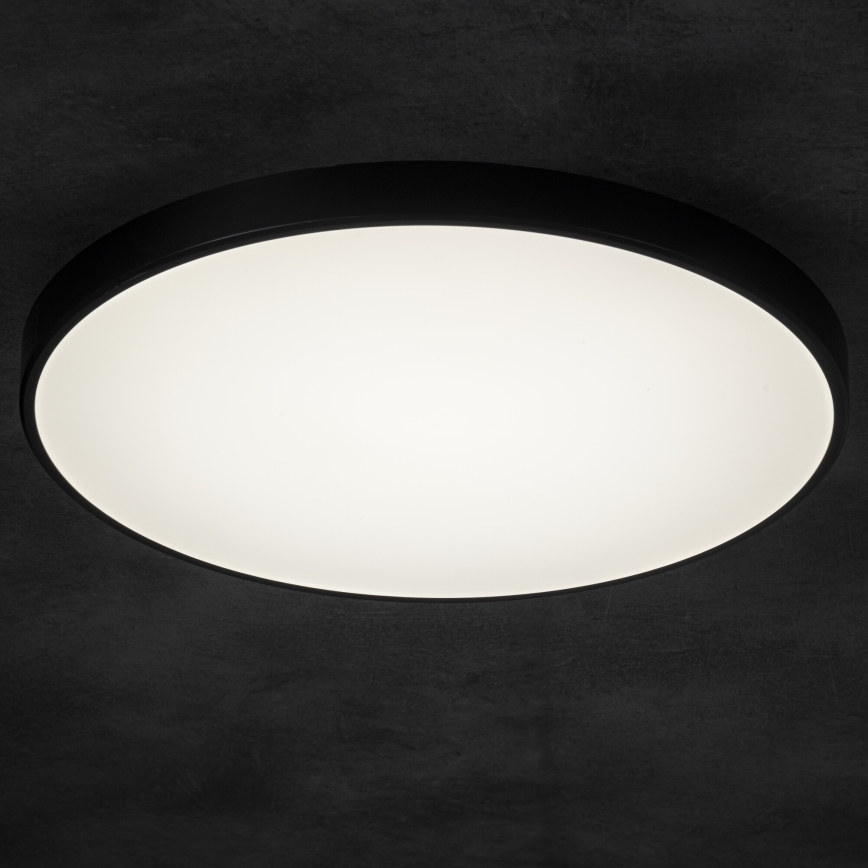LED Stmívatelné stropní svítidlo PLAFON LED/20W/230V 3000-6500K Wi-Fi černá