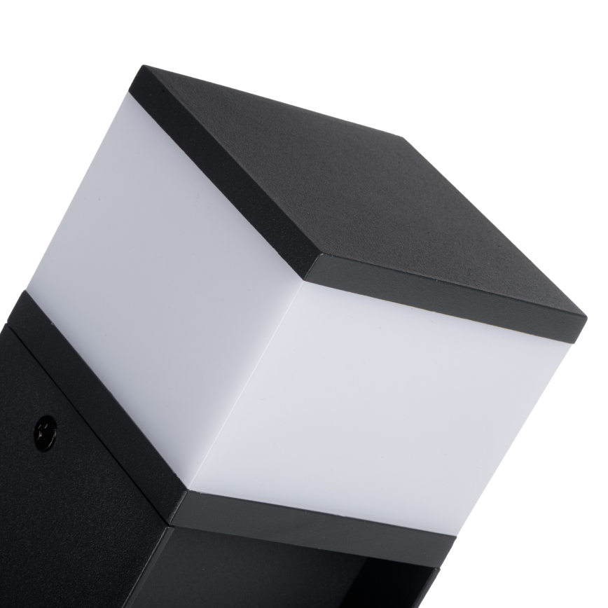 Venkovní lampa se 2 zásuvkami DASTEN 1xG9/11W/230V 30 cm IP44 černá